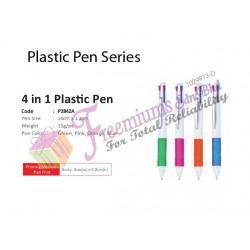 4 in 1 Plastic Pen (P2842A)