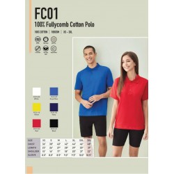 100% Fullycomb Cotton Polo FC01